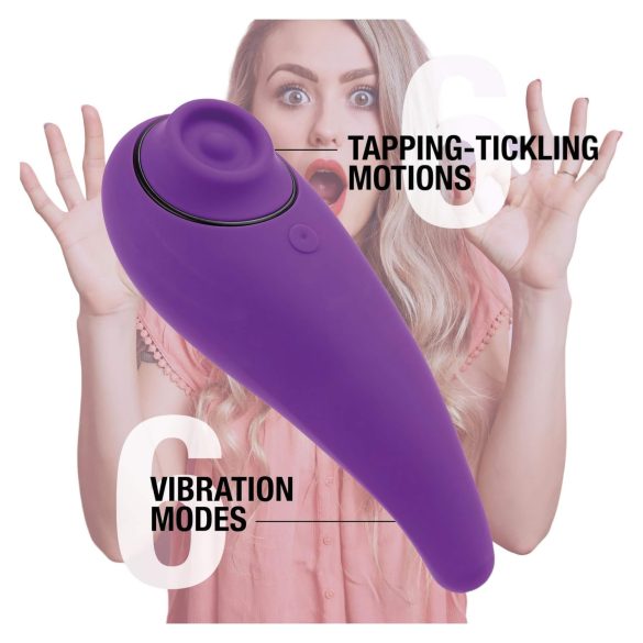 FEELZTOYS - 2-in-1 clitorisstimulator vibrator - oplaadbaar - paars
