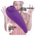 FEELZTOYS Femmegasm - oplaadbare 2-in-1 clitoristrilmachine (paars)