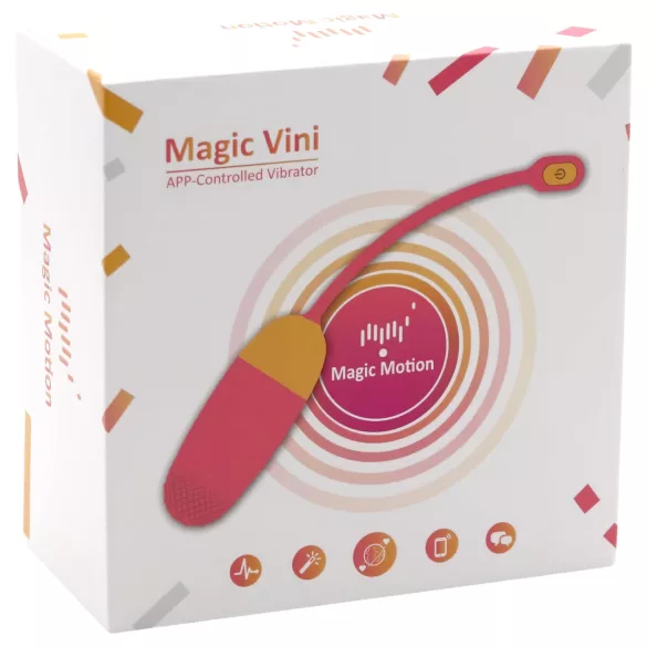Magic Motion Vini - draagbaar app-gestuurd vibratie-eitje (koraal)