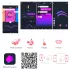 Magic Motion Sundae - draagbaar app-gestuurd vibratie-ei (rood)