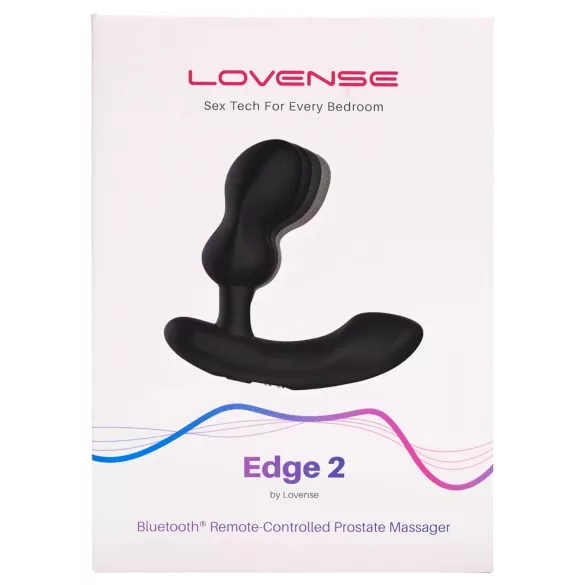 Lovense Edge 2 - App-gestuurde prostaatvibrator voor mannen (zwart)
