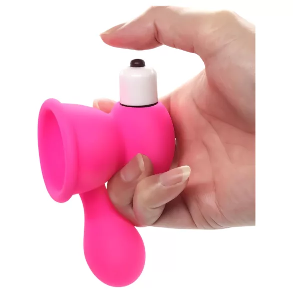 Aixiasia Bobo - vibrerende tepelzuiger - siliconen - roze