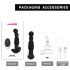 Aixiasia Abake - roterende anale vibrator (zwart)