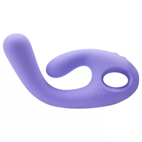Nomi Tang - vibrator met flexibele clitorisstimulator - oplaadbaar - paars