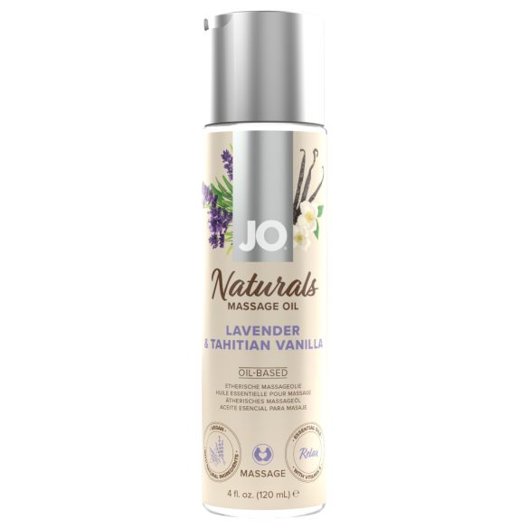 System JO massageolie - lavendel-vanille (120ml)