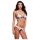 Baci - Bloemige, kanten bh-set + open slipje - M/L