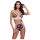 Baci - Bloemrijke kanten bh-set met hoge taille