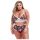 Baci - plus size bh set - bloemenkant - zwart