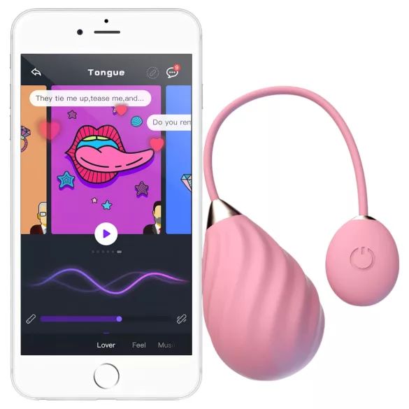 Magic Motion Sundae - draagbaar app-gestuurd vibrerend ei (roze)