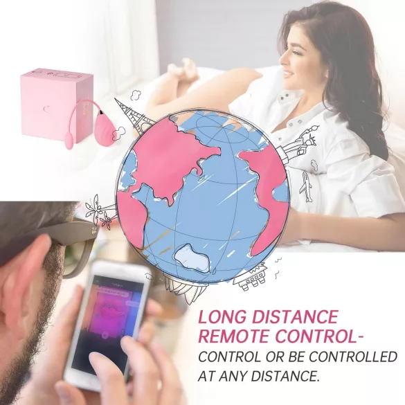Magic Motion Sundae - draagbaar app-gestuurd vibrerend ei (roze)