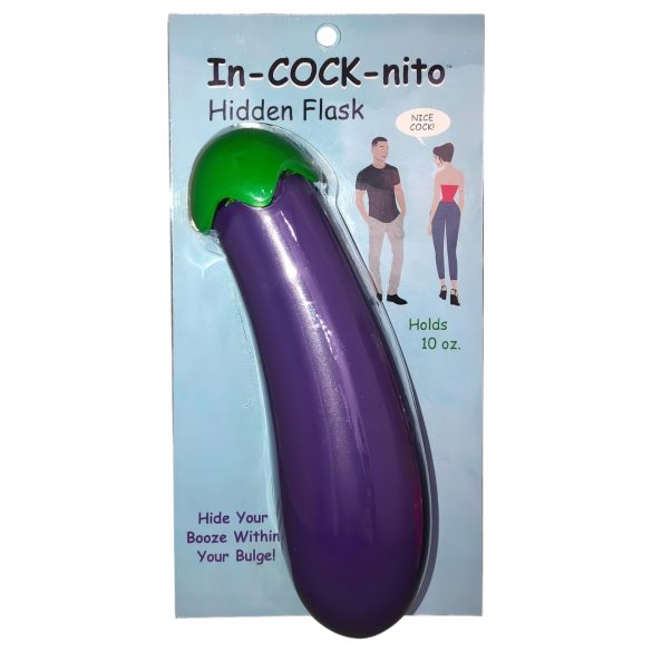 In-Cock-Nito - aubergine drinkfles (paars)