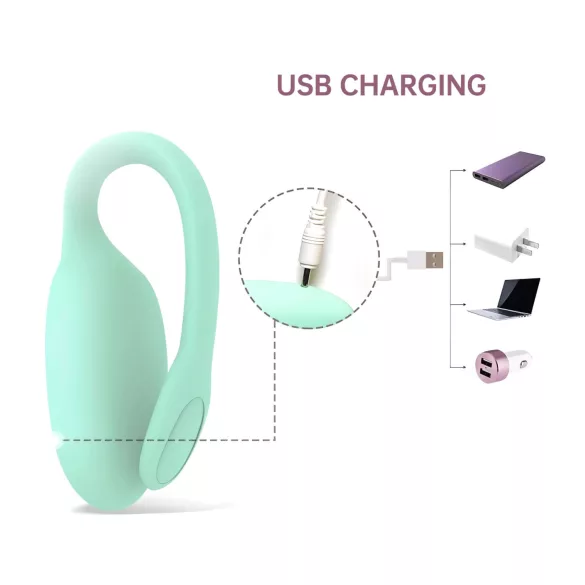 Magic Motion FitCute - App-gestuurde vibrerende geishabal (mint)