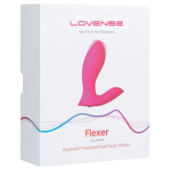 LOVENSE Flexer Slipje - oplaadbare 2-in-1 vibrator (roze)