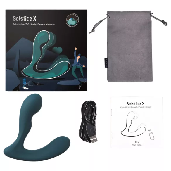 Magic Motion Solstice X - App-gestuurde prostaatvibrator voor mannen (groen)