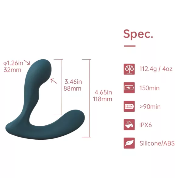 Magic Motion Solstice X - App-gestuurde prostaatvibrator voor mannen (groen)