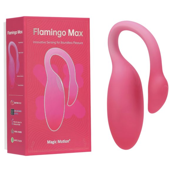 Magic Motion Flamingo Max - slimme vibrerende eitje (roze)