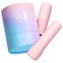 Vush Pop Gloss - mini vibrator - oplaadbaar, waterdicht - roze