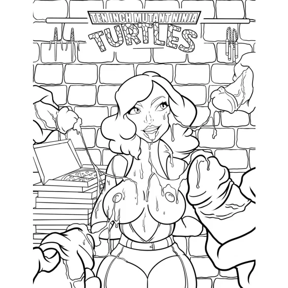 WoodRocket - volwassenen kleurboek - porno parodie - papier