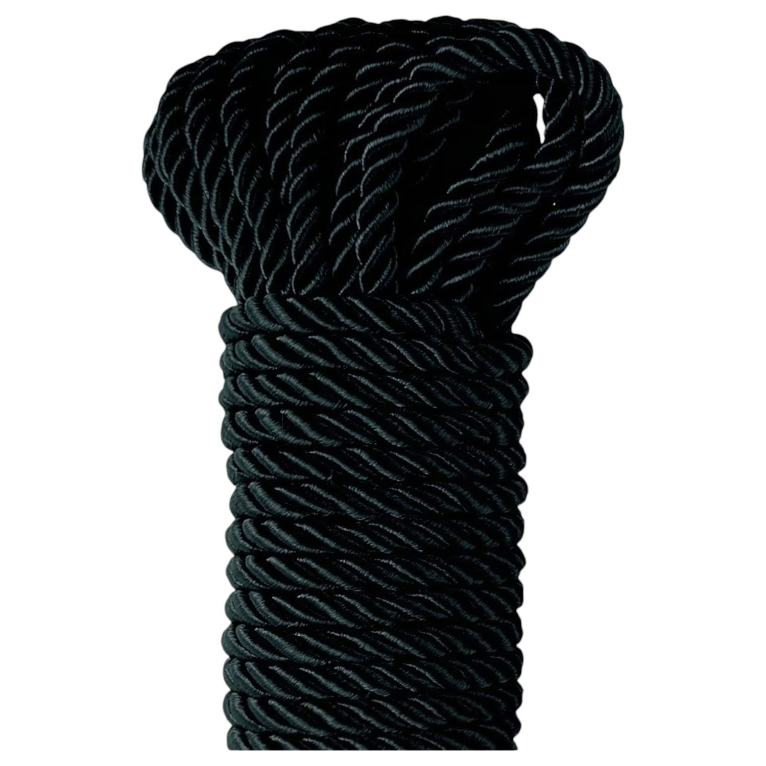 Fetish Silky Rope - shibari bondagetouw (10 m, zwart)